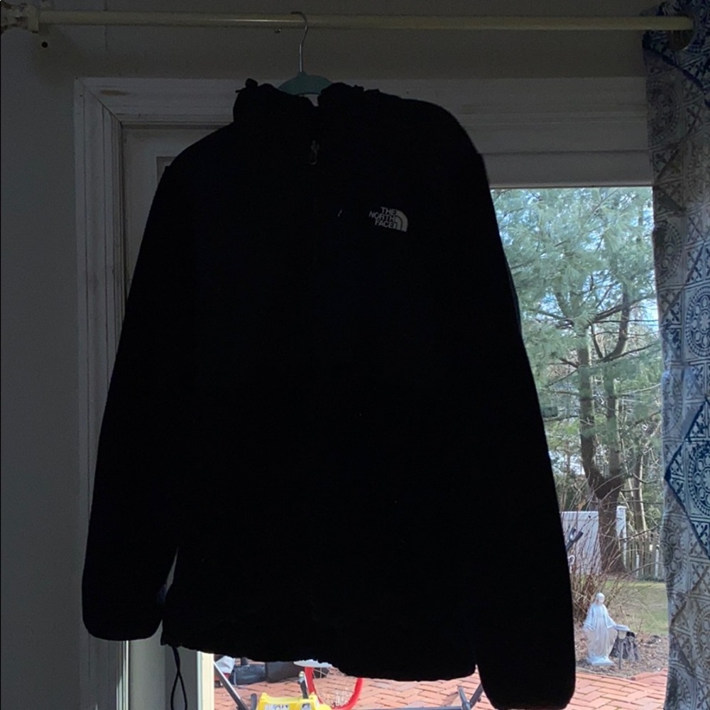 Hooded zip up fleece jacket